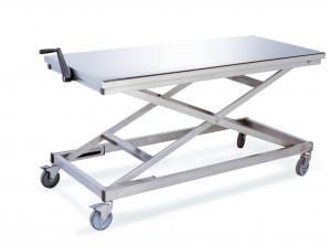 48 table inox r+®glable +á hauteur d+®tour+®e