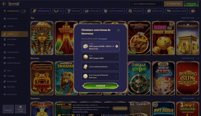 Découvrez les Avantages et les Inconvénients de Divaspin Casino en Ligne