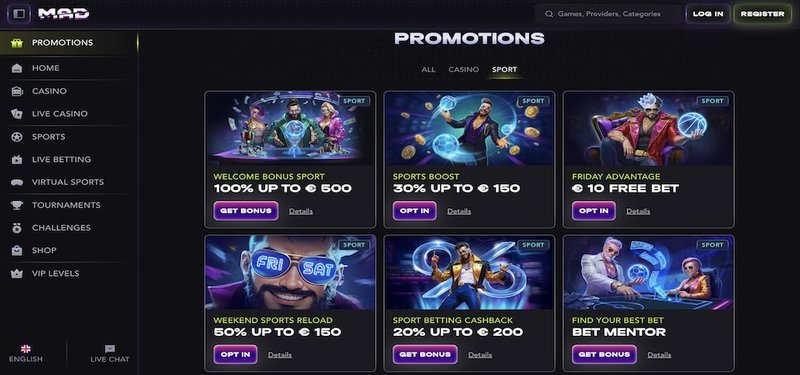 France - madcasino promotions