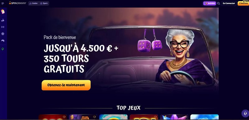 Image: Découvrez le Code Bonus Spingranny Casino : Un Guide Pour Les Nouveaux Joueurs